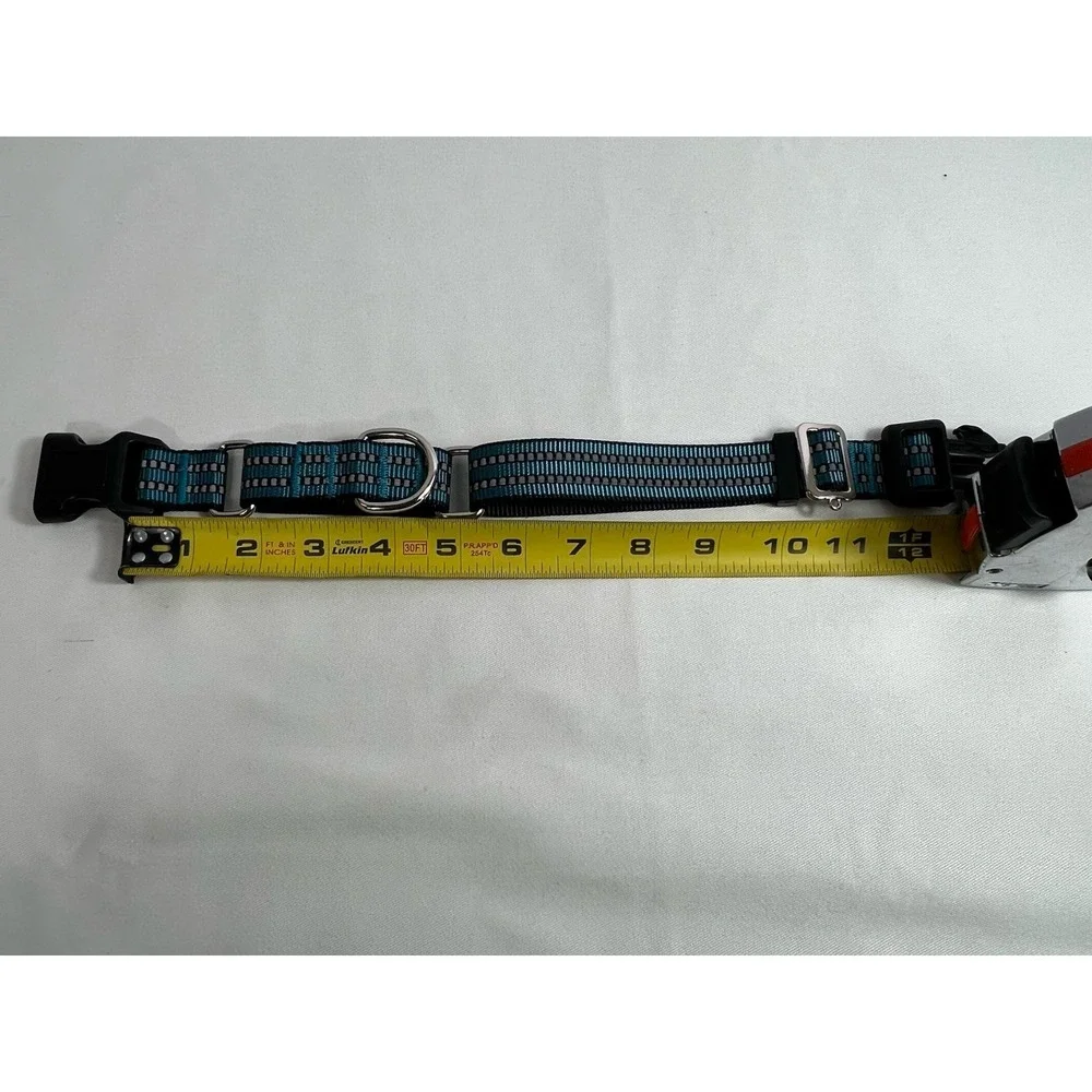 Martingale Dog Collar , Adjustable Nylon Reflective Collar‎ With Quick Release M